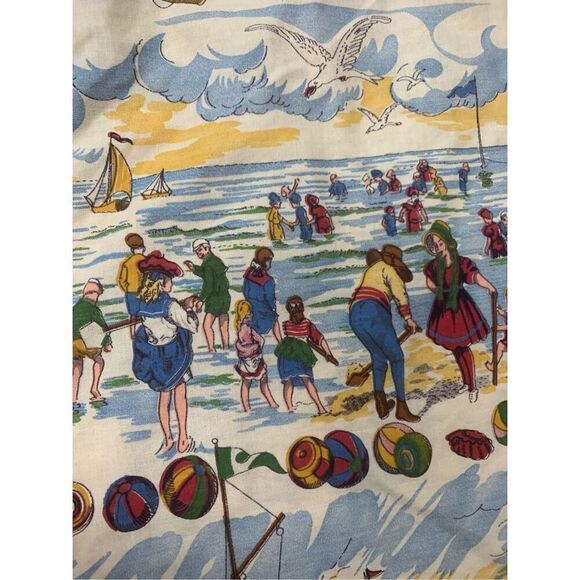 Vintage 1960's A-Line Graphic Patterned Skirt - Picture 3 of 9